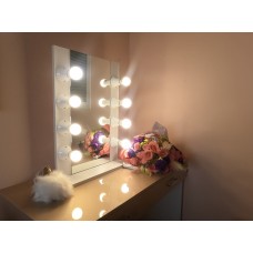 Elegance illuminated mirror - white